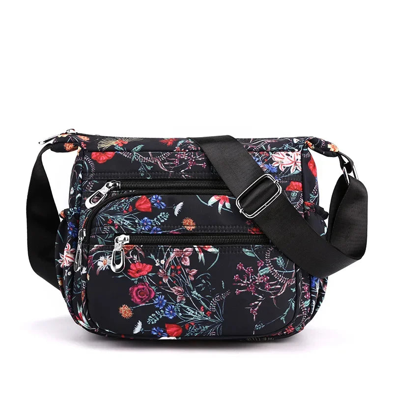 Women Casual Bolsos Messenger Bag Waterproof Nylon Shoulder Bag Large Capacity Mom Handbags Tote Crossbody Pack Sac A Main Purse