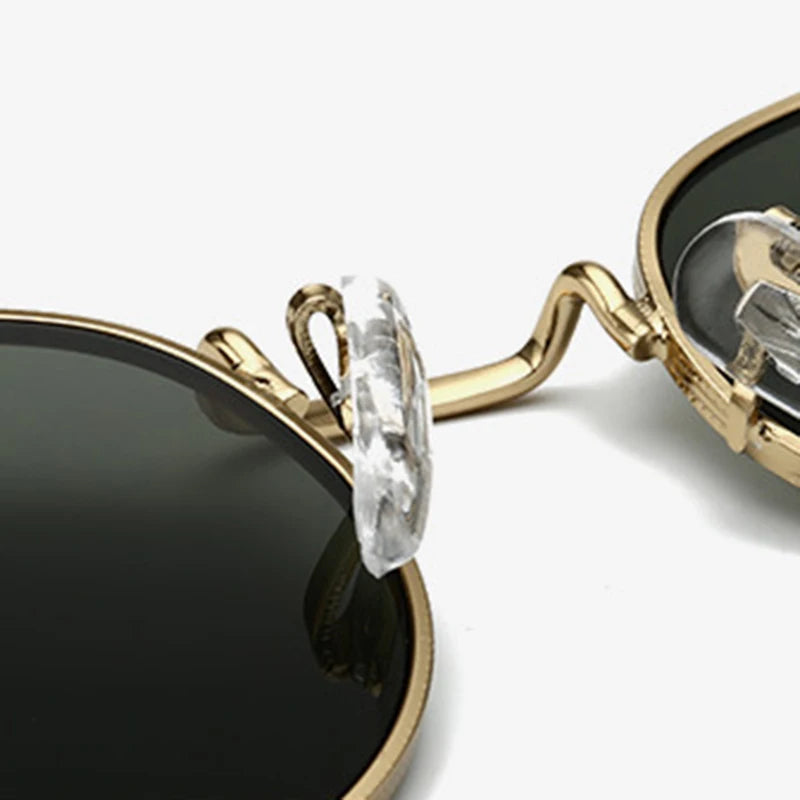 LeonLion 2023 Round Retro Sunglasses Men Round Vintage Glasses for Men/Women Luxury Eyewear Men Metal Lunette Soleil Homme UV400