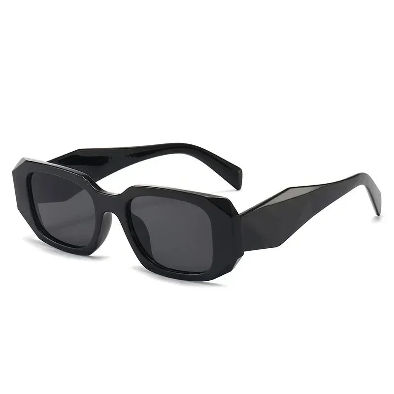 Wholesale Lunette fashion logo Retro Square Shades Sunglasses Women 2023 Luxury Brand Name Designer Sun Glasses For Ladies