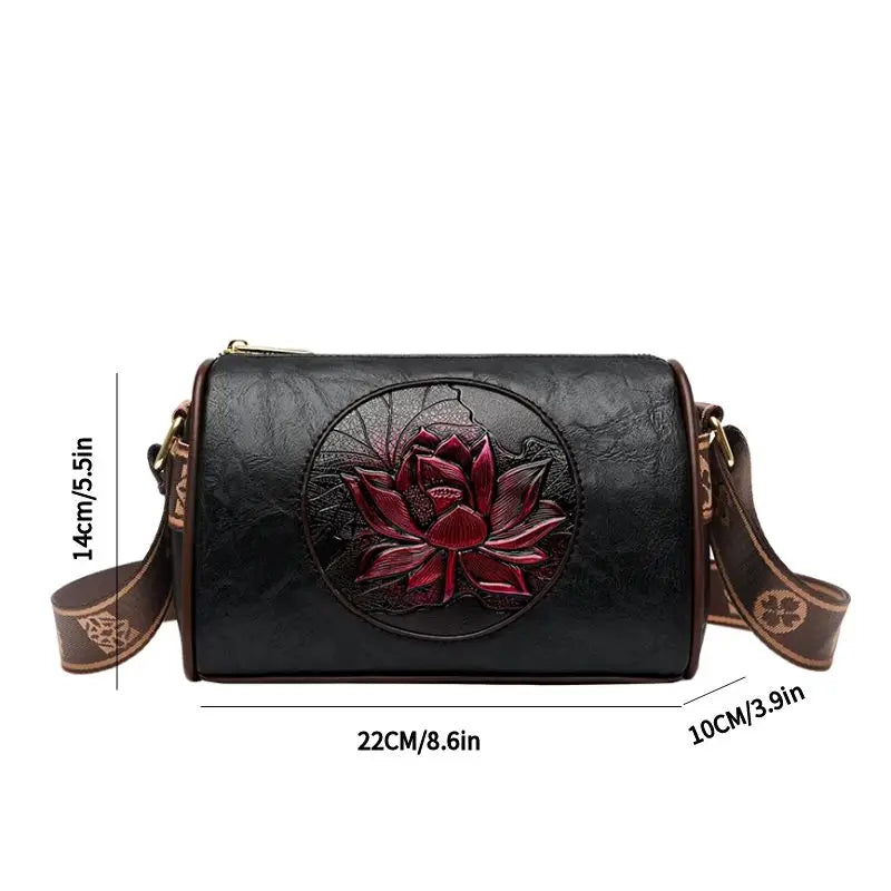Casual Women Handbag Soft Leather Shoulder Crossbody Bags for Women New Fashion Print Ladies Messenger Tote Bag Sac A Main