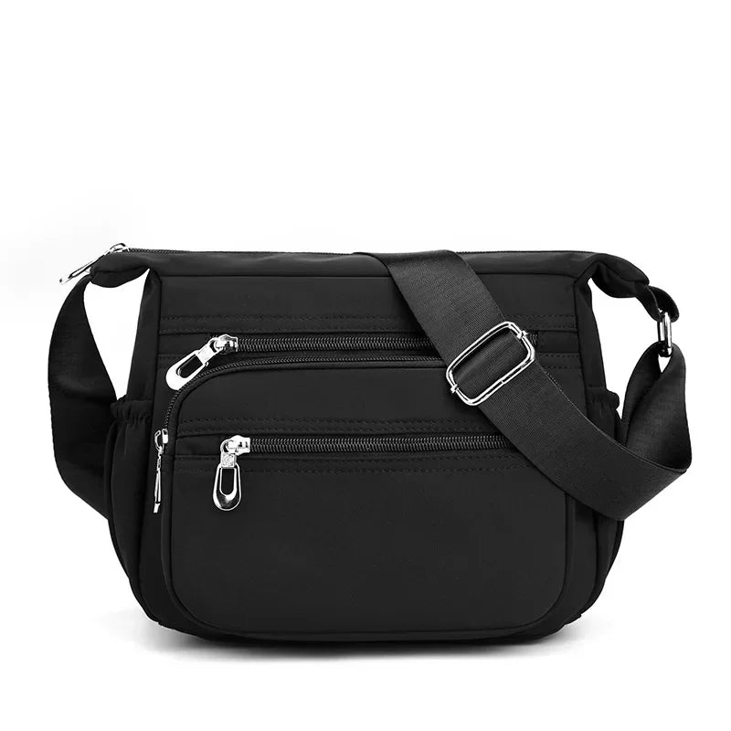 Women Casual Bolsos Messenger Bag Waterproof Nylon Shoulder Bag Large Capacity Mom Handbags Tote Crossbody Pack Sac A Main Purse
