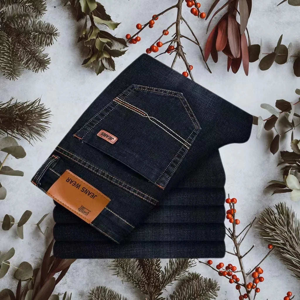 New Men Classic Jeans Jean Homme Pantalones Hombre Men Mannen Soft Black Biker Masculino Denim Overalls Mens Pants Size 28-40