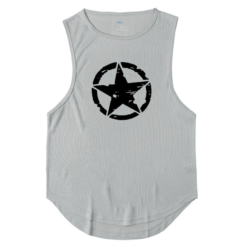 Men's Clothing Gym Quick-drying Sportswear T Shirt For Men Summer Fitness Tank Tops Male Mesh Basketball Sleeveless Shirt Vest