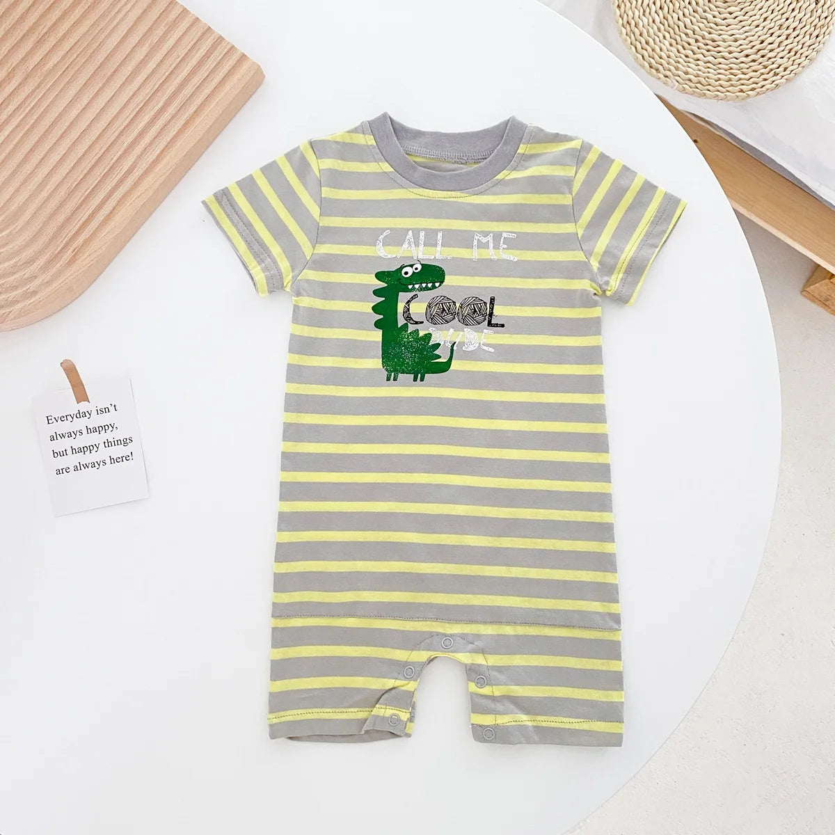 Sanlutoz Ensemble de vêtements d'été pour bébés garçons, haut et short, en coton, motif animal mignon, 2 pièces