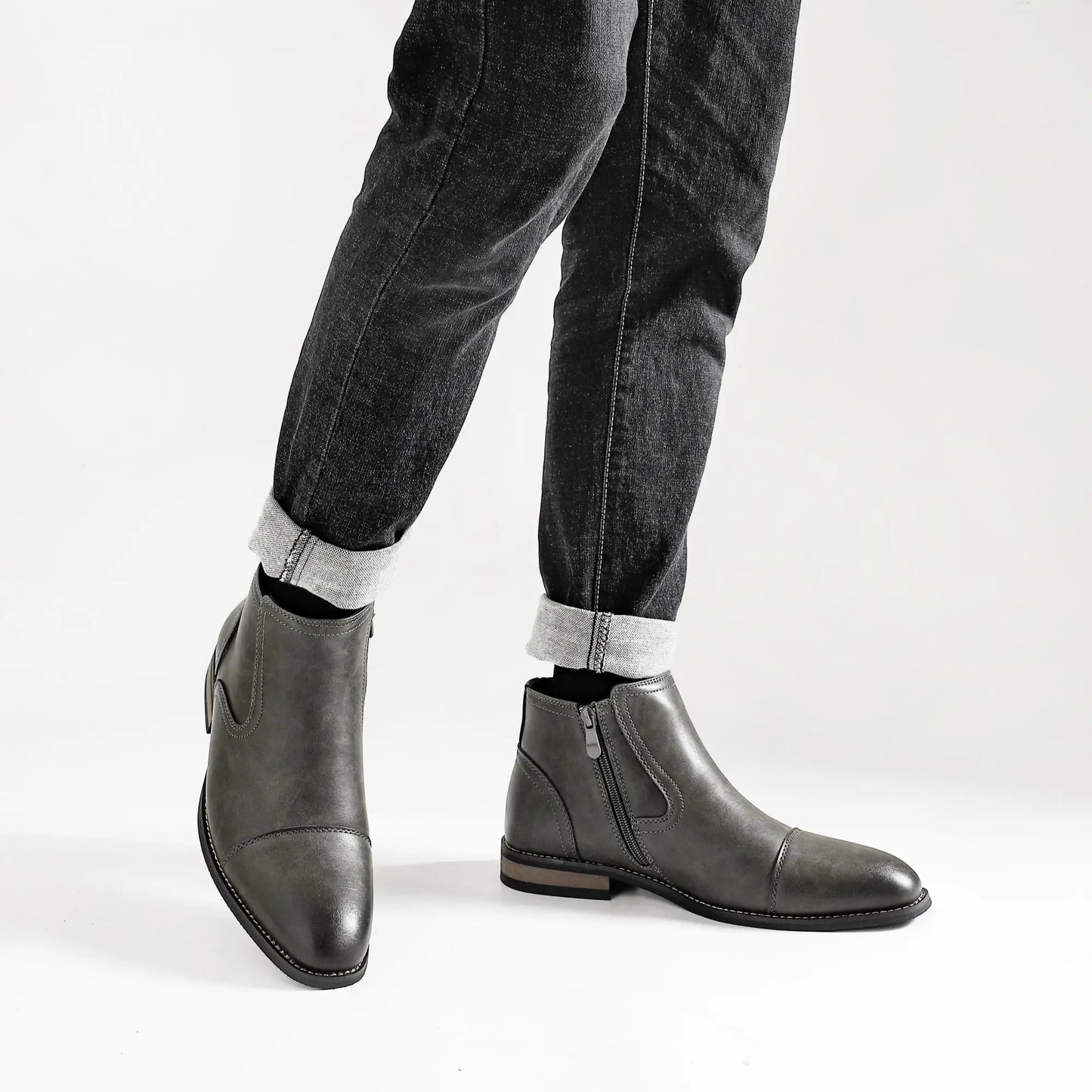 Boots Men Comfortable Fashion 2025 Brand Boots Leather
