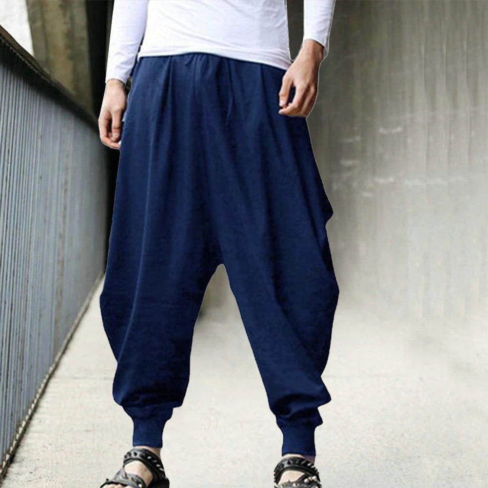Pantalons pour hommes, vente chaude, pantalons japonais amples de haute qualité, pantalons Hakama personnalisés et lisses