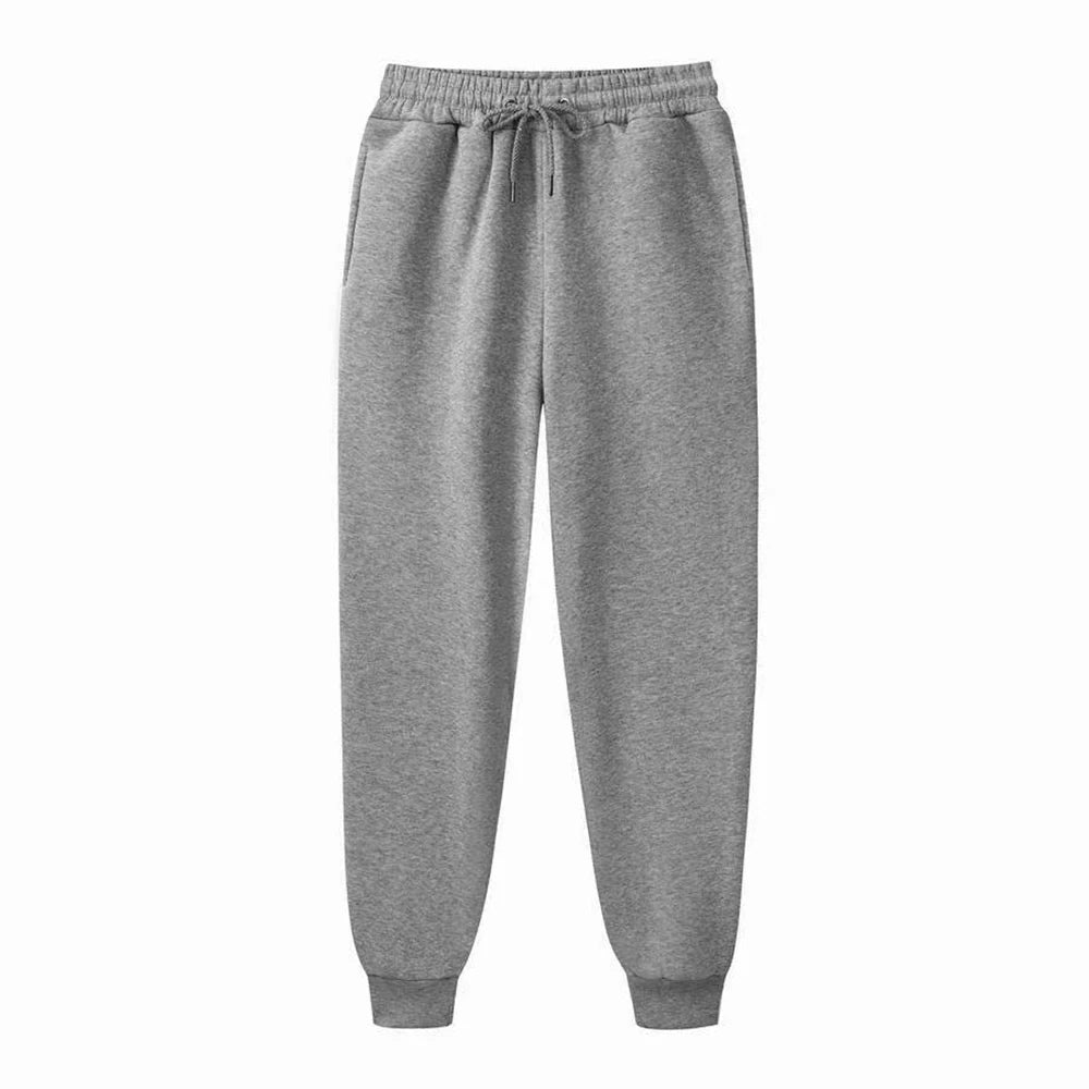 Pantalon de survêtement pour homme, pantalon polaire printemps-automne, pantalon de sport long, décontracté, poches à cordon, pantalon de survêtement surdimensionné pour homme