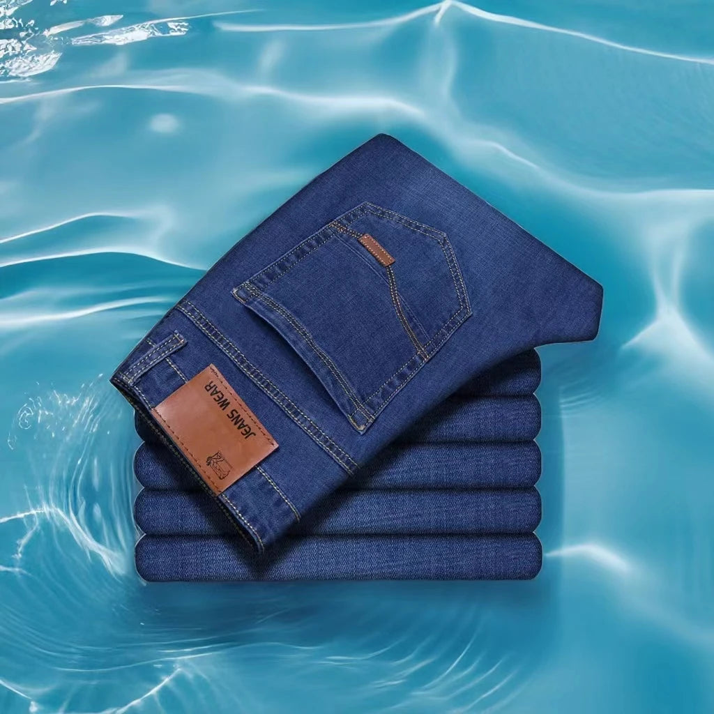 New Men Classic Jeans Jean Homme Pantalones Hombre Men Mannen Soft Black Biker Masculino Denim Overalls Mens Pants Size 28-40