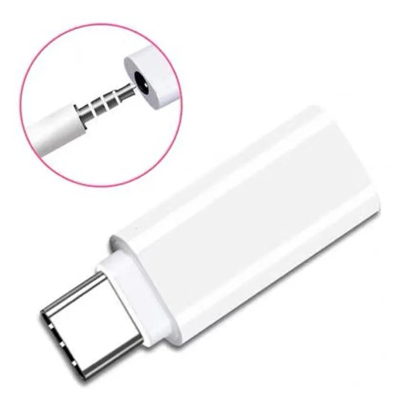 Adaptateur Type-C mâle vers femelle 3,5 mm pour MacBook, Xiaomi, Huawei, Honor, adaptateur pour écouteurs filaires 3,55 mm, compatible OTG
