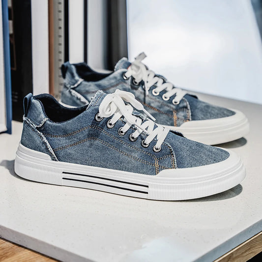 2025 Cowboy Men's Vulcanize Shoes Big Size 48 Skateboard Shoes Man Low Top Comfy Casual Shoes for Man Sneaker Summer Espadrilles