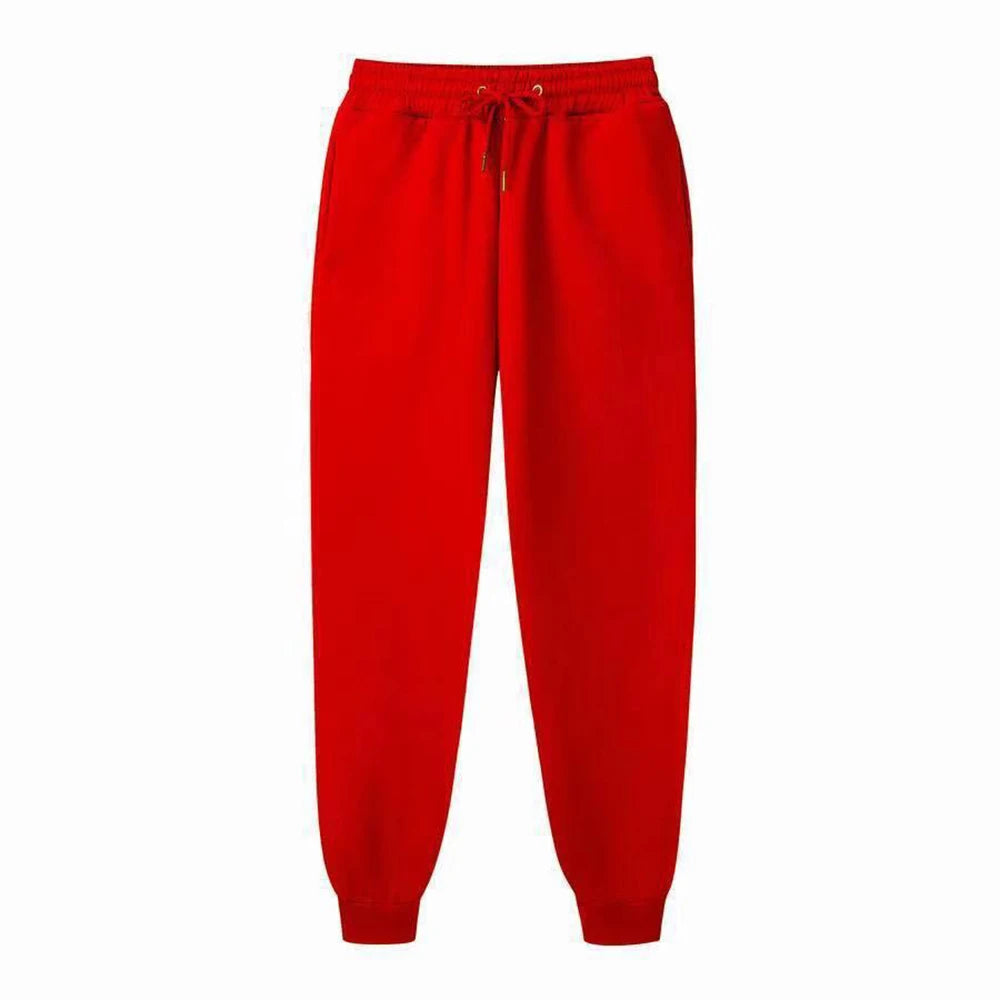 Pantalon de survêtement pour homme, pantalon polaire printemps-automne, pantalon de sport long, décontracté, poches à cordon, pantalon de survêtement surdimensionné pour homme
