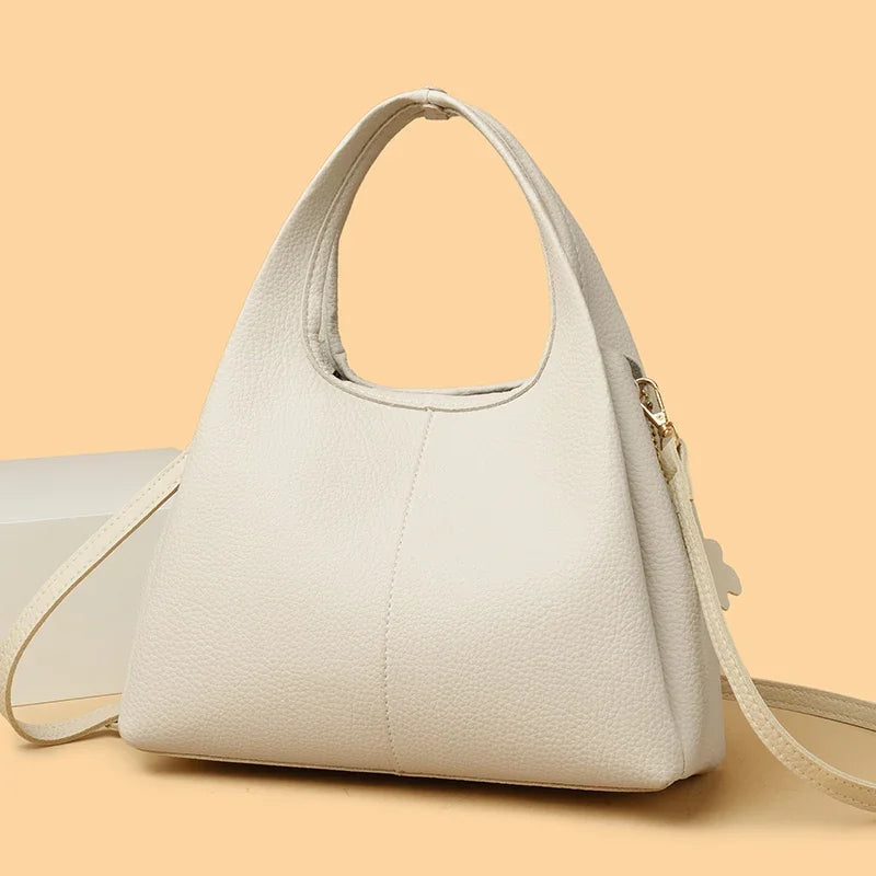 Luxe Casual Tote Damestas Hogekwaliteit lederen dameshandtas Schouder Crossbody voor dames 2025, grote vintage tassen Sac A Main