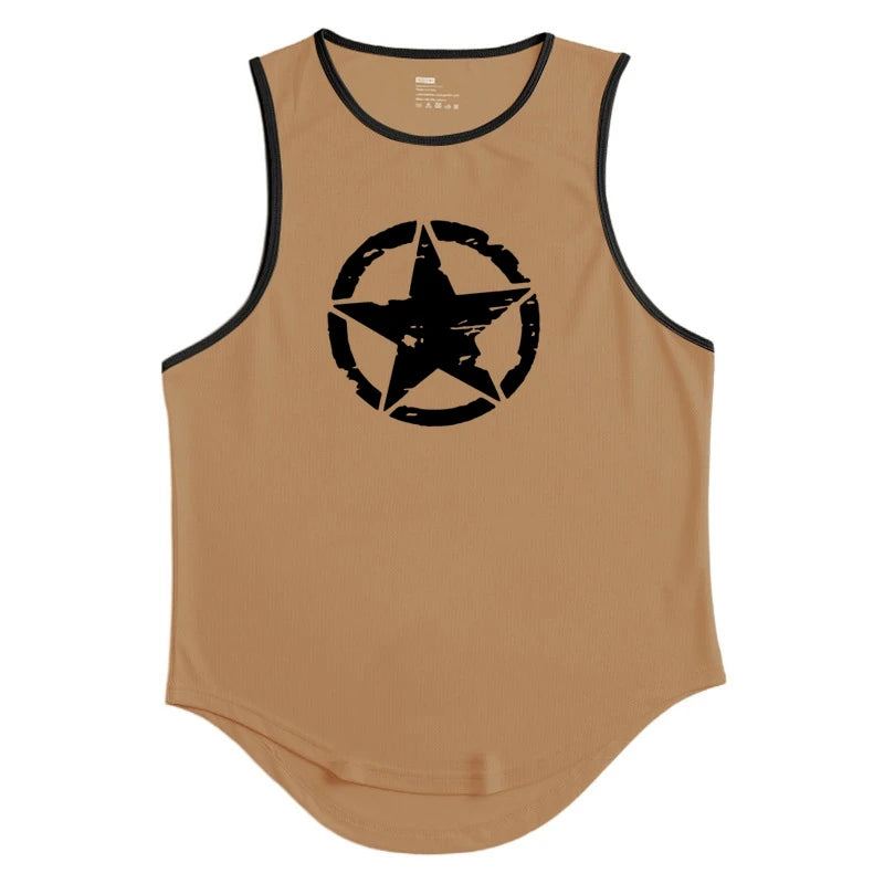 Men's Clothing Gym Quick-drying Sportswear T Shirt For Men Summer Fitness Tank Tops Male Mesh Basketball Sleeveless Shirt Vest