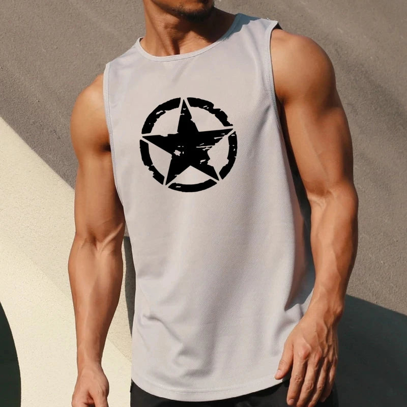 Men's Clothing Gym Quick-drying Sportswear T Shirt For Men Summer Fitness Tank Tops Male Mesh Basketball Sleeveless Shirt Vest