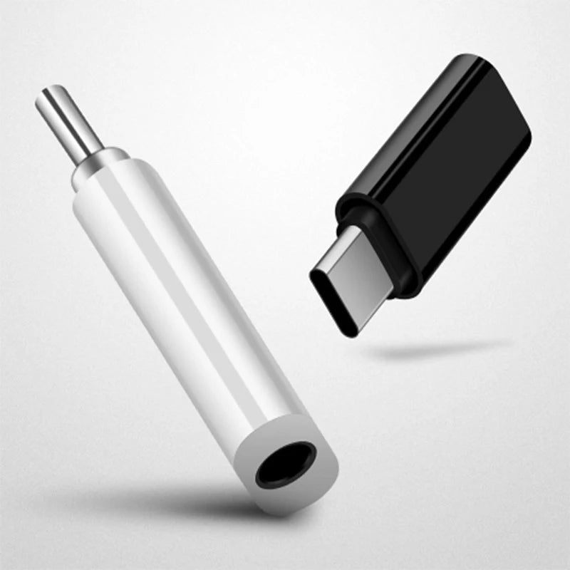 Adaptateur Type-C mâle vers femelle 3,5 mm pour MacBook, Xiaomi, Huawei, Honor, adaptateur pour écouteurs filaires 3,55 mm, compatible OTG