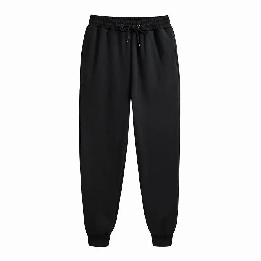 Pantalon de survêtement pour homme, pantalon polaire printemps-automne, pantalon de sport long, décontracté, poches à cordon, pantalon de survêtement surdimensionné pour homme