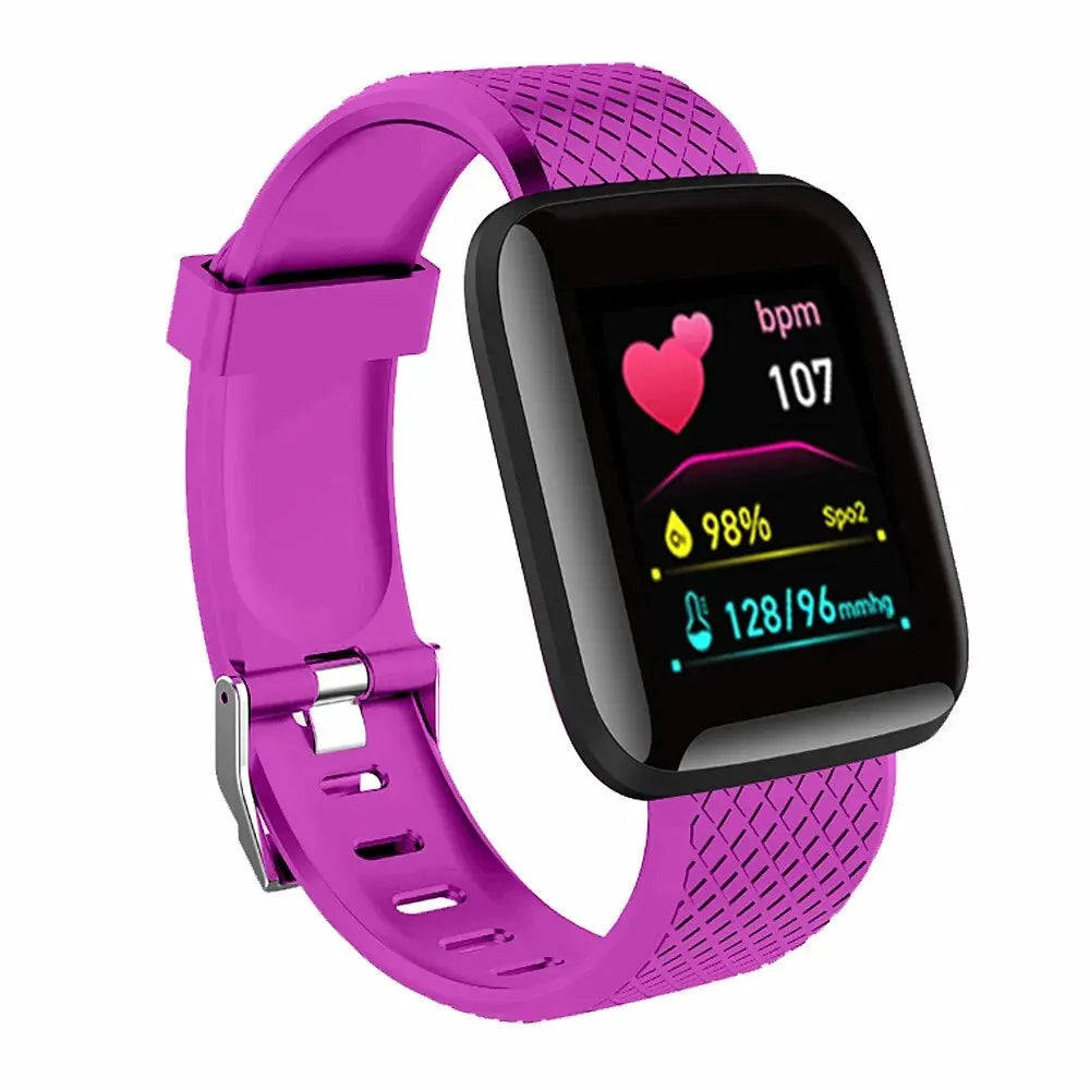 Montre connectée multifonction pour hommes, femmes et enfants, rappel de messages, contrôle de la musique, sport, pas, calories, D13, réveil, 116Plus